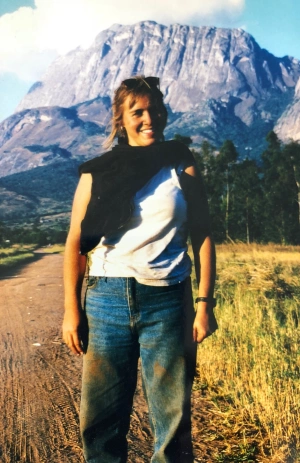 Michelle in Africa 1997
